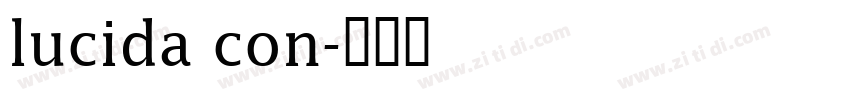 lucida con字体转换